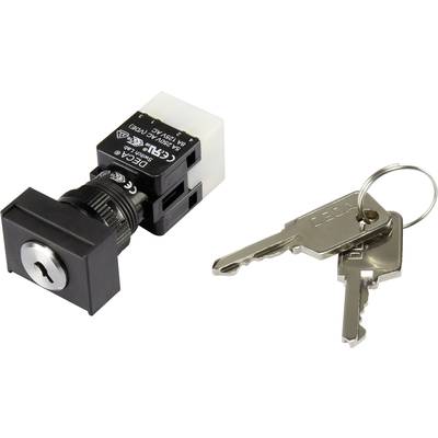 DECA 1384385 ADA16K6-AT0-CC Schlüsselschalter 250 V/AC 5 A 1 x Aus/Ein 1 x 90 ° IP65 1 St. 