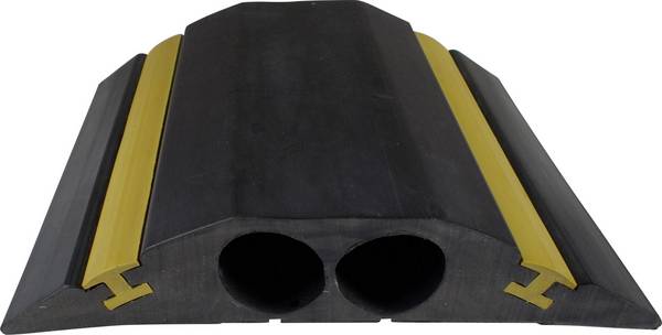 Vulcascot Kabelbrücke VUS-068 Gummi Schwarz Anzahl Kanäle: 2 4500 mm Inhalt: 1 St.