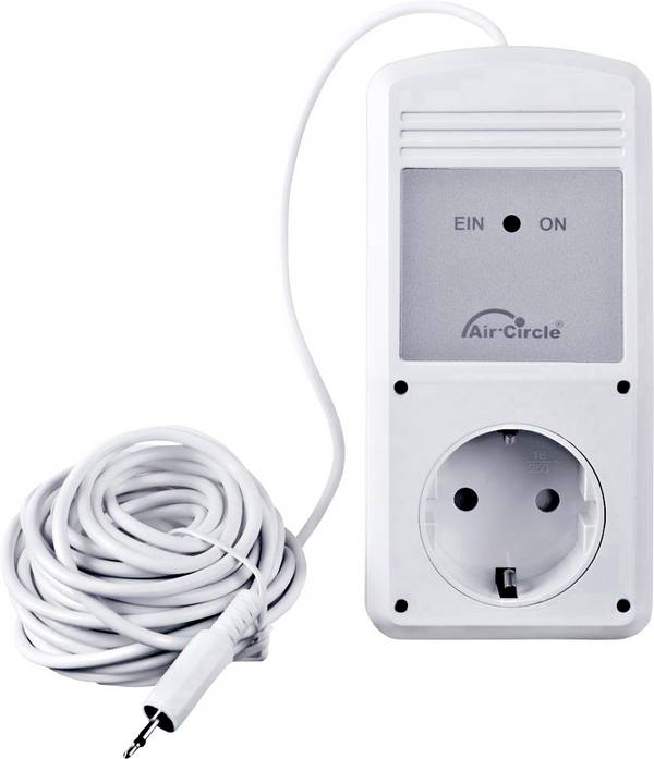 Wallair Abluftschalterzwischenstecker BL110K 1400 W Weiß Zulassungen (Abluftsteuerung): DIBt