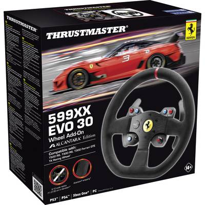 Thrustmaster 599XX EVO 30 Alcantara Edition Lenkrad Add-On  Xbox One, PlayStation 3, PlayStation 4, PC Schwarz 