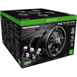 Image of Thrustmaster TX Racing Wheel Leather Edition Lenkrad PC, Xbox One Schwarz inkl. Pedale