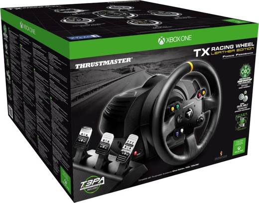 Xbox One Lenkrad Mit Pedalen Und Schaltung Lenkrad mit Pedalen Thrustmaster TX Racing Wheel Leather Edition PC