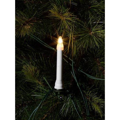 Konstsmide 1005-000 Weihnachtsbaum-Beleuchtung Kerze Außen netzbetrieben Anzahl Leuchtmittel 16 Glühlampe Klar Beleuchte...