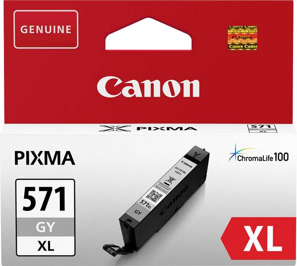 Canon Druckerpatrone CLI-571 GYXL Original  Grau 0335 C 001