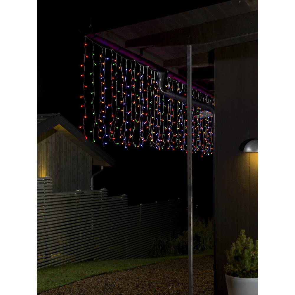 Konstsmide Lichtgordijn Bont Buiten 24 V 200 LED (b x h) 247 cm x 100 cm
