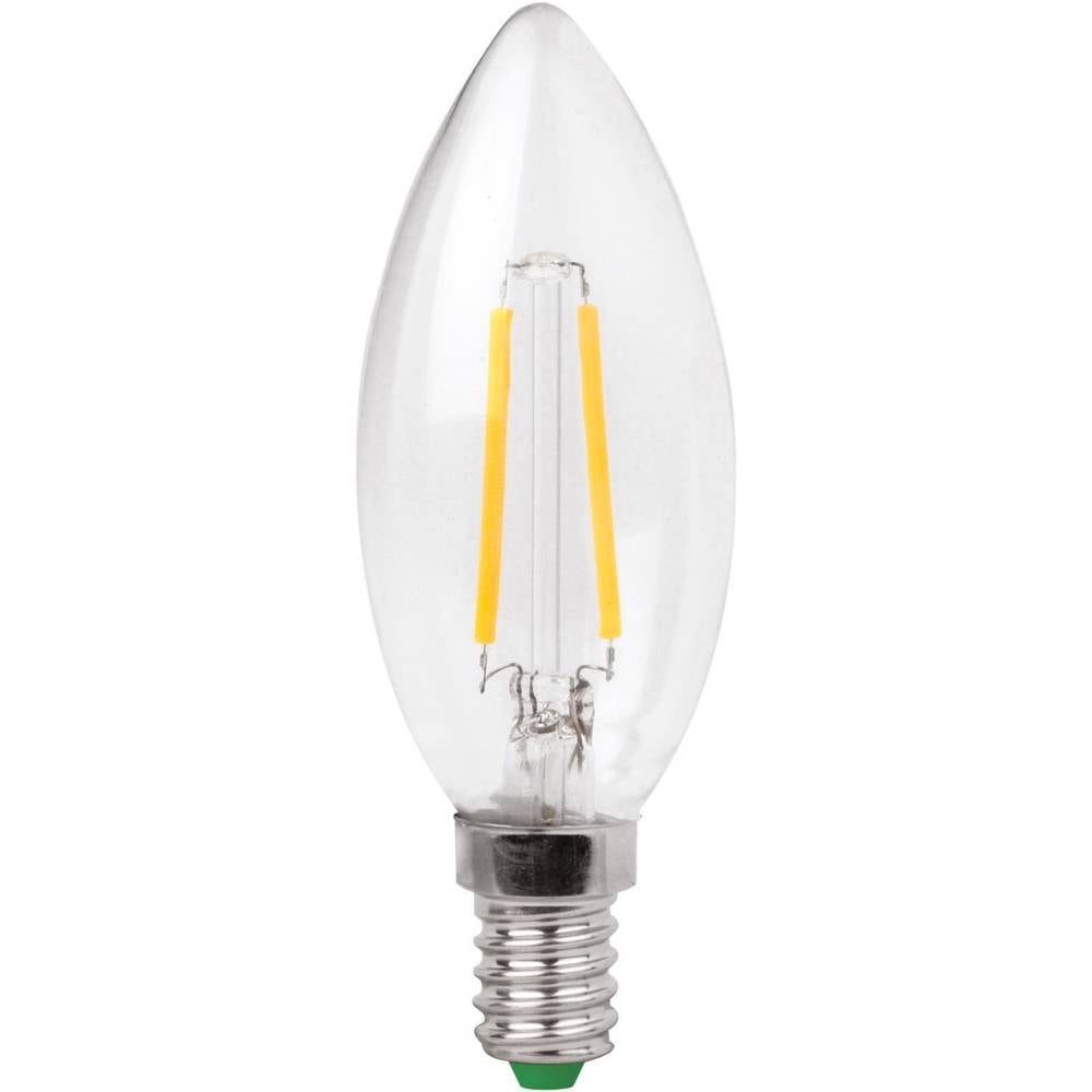 Megaman MM21075 LED-lamp Energielabel E (A - G) E14 Kaars 3.2 W = 25 W Warmwit (Ø x l) 35 mm x 101 mm Filament / Retro-LED 1 stuk(s)