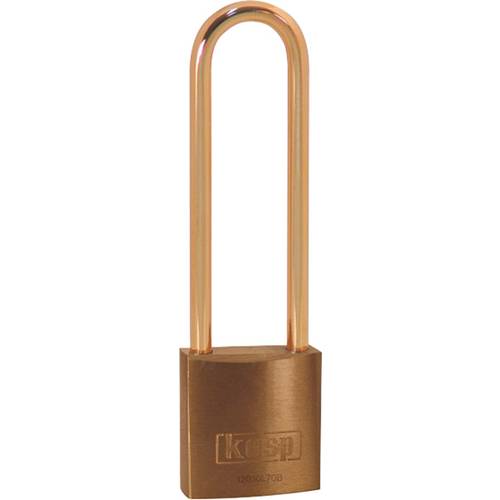 Kasp K12030L70BD Vorhängeschloss 30 mm Goldgelb Schlüsselschloss