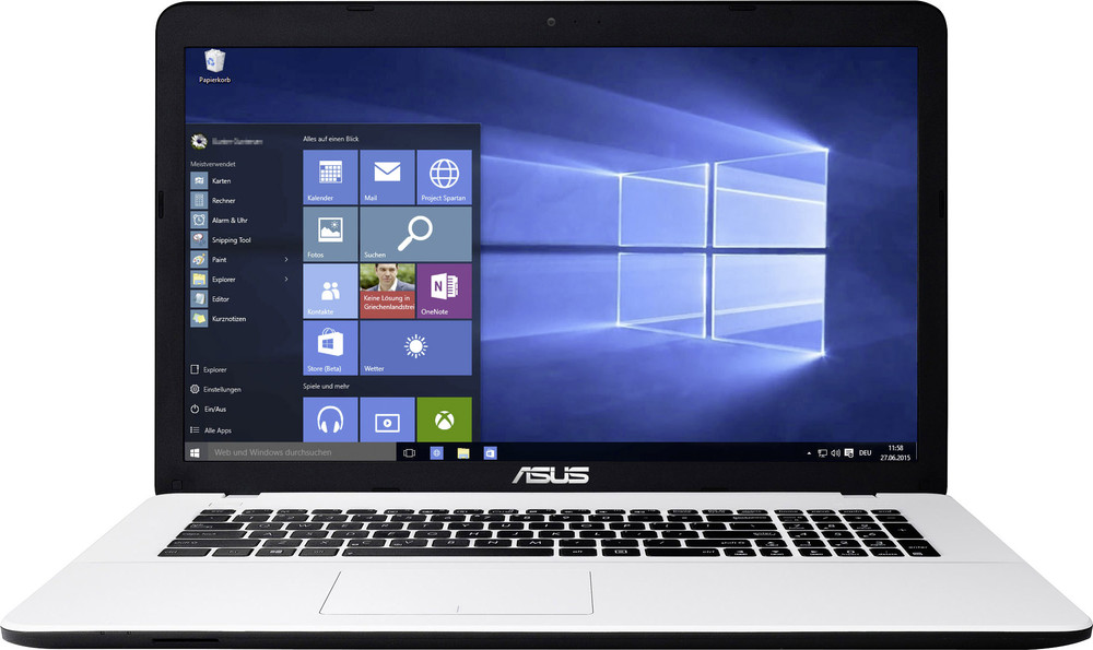 Asus 39.6 cm (15.6 Zoll) Notebook Intel® Pentium® 4 GB 1000 GB HDD ...