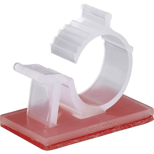 TRU COMPONENTS WCN-13TT Befestigungssockel selbstklebend 1386620 Bündel-Ø-Bereich 11 bis 15 mm Natur 1 St.