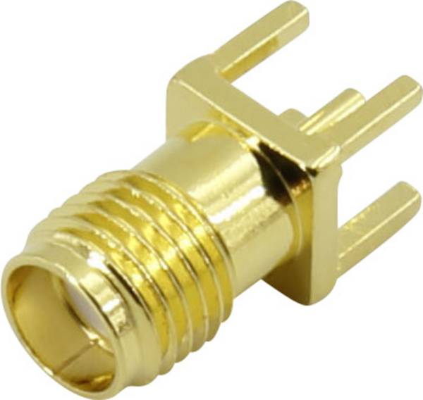 TRU COMPONENTS SMA-KE1 SMA-Steckverbinder Buchse, Einbau vertikal 50 Ω 1 St.