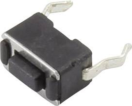 TRU COMPONENTS YST-1101 Drucktaster 12 V/DC 0.05 A 1 x Aus/(Ein) tastend (L x B) 6 mm x 3.5 mm 1 St.