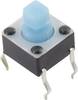 TRU COMPONENTS YST-1102T Drucktaster 12 V/DC 0.05 A 1 x Aus/(Ein) tastend (L x B) 6 mm x 6 mm 1 St.