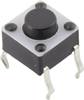 TRU COMPONENTS YST-1102A Drucktaster 12 V/DC 0.05 A 1 x Aus/(Ein) tastend (L x B) 6 mm x 6 mm 1 St.
