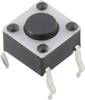 TRU COMPONENTS YST-1102 Drucktaster 12 V/DC 0.05 A 1 x Aus/(Ein) tastend (L x B) 6 mm x 6 mm 1 St.