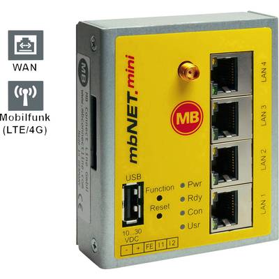 MB Connect Line MHD 861 GmbH Industrie Router USB, LAN, 3G Anzahl Eingänge: 2 x   24 V/DC 1 St.