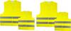 cartrend 50252 Warnwesten 4er Set EN 1150, EN 471