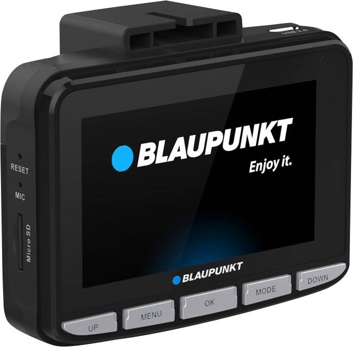 BLAUPUNKT BP 3.0 Dashcam mit GPS Blickwinkel horizontal max.=125 ° 12 V Akku, Display, Mikrofon