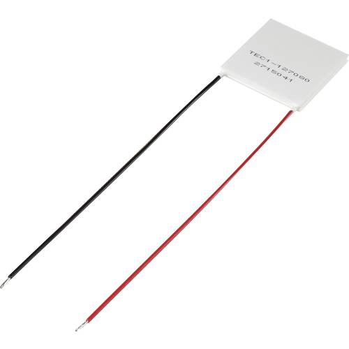 TRU COMPONENTS TEC1-127080 Peltier-Element 15.4 V/DC 8.5 A 72 W (L x B x H) 40 x 40 x 3.3 mm
