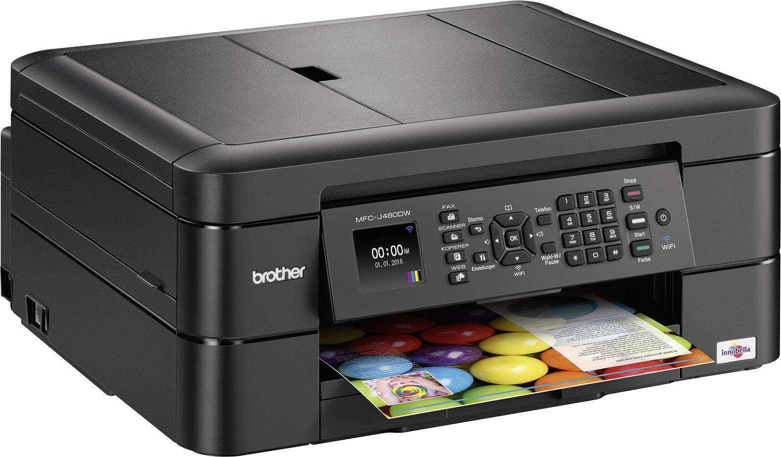 how to scan from printer to computer brother mfc j480dw