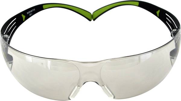 3M SecureFit 400 SF410AS Schutzbrille  Schwarz, Grün