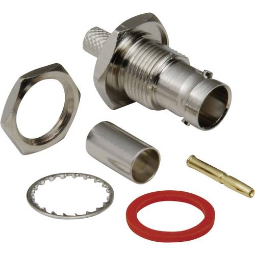 BKL Electronic 0401071/D 0401071/D BNC-Steckverbinder Buchse, Einbau vertikal 50 Ω 1 St.