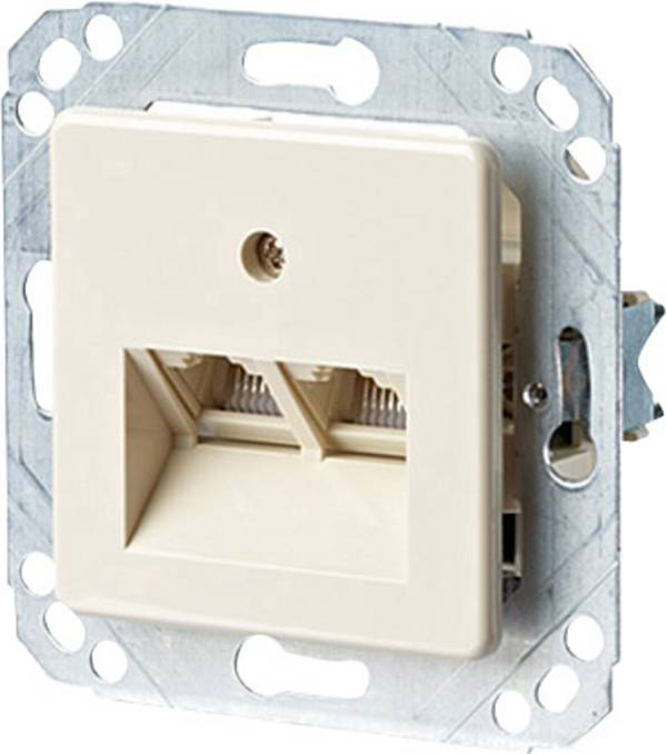 Metz Anschlussdose UAE Design 8/8(4) UPK Cat3 m. Schraubklemme pw 130064111-I