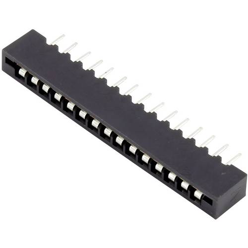 Connfly Buchsengehäuse-Platine Polzahl Gesamt 15 Rastermaß: 2.54 mm DS1020-15ST1D 1 St.