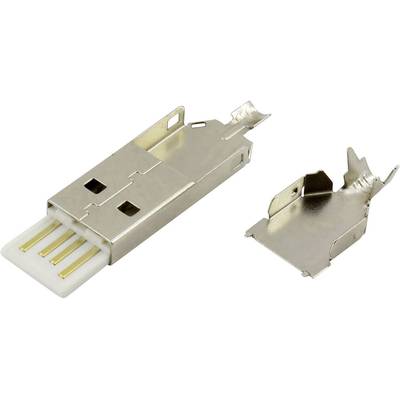 USB A Stecker Stecker, gerade DS1107-WN0  DS1107-WN0 Connfly Inhalt: 1 St.