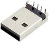 Connfly DS1097-BN0 USB A Stecker Rechtwinkliger Typ Stecker, Einbau horizontal Inhalt: 1 St.