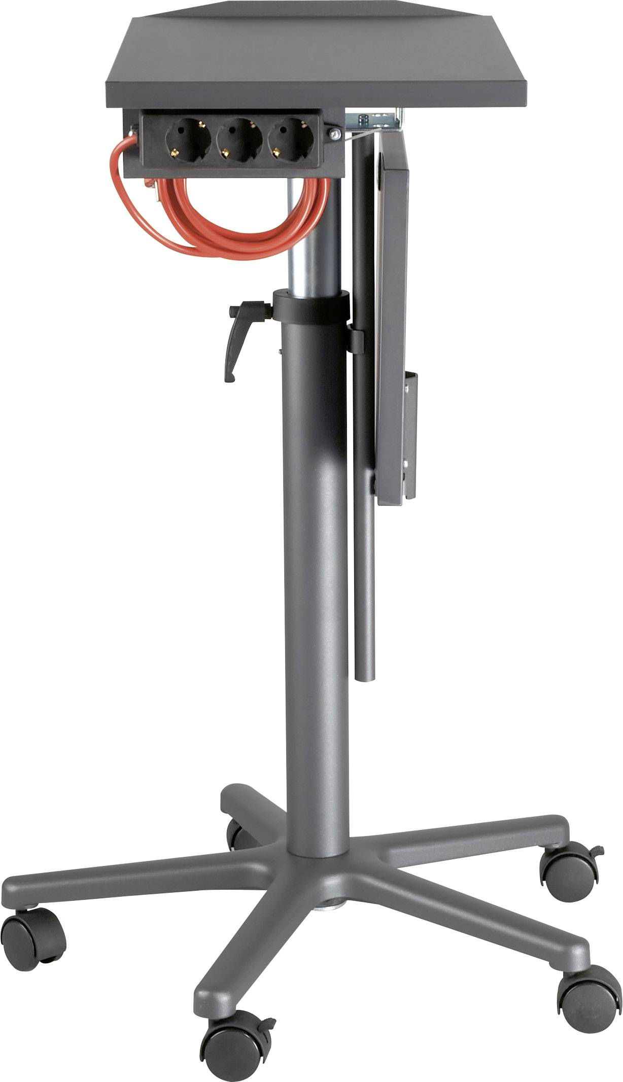 Beamertisch +Seitenplatte +Steckdose an-1