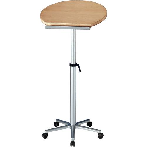 Maul Stehpult MAUL Silber 9304070 Farbe der Tischplatte: Buche höhenverstellbar, rollbar max. Höhe: 120 cm
