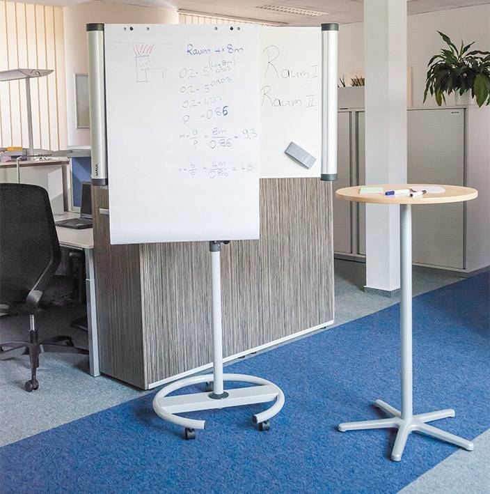 Flipchart MAULsolid 74x117cm Rundfuß grau-6