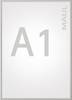 Maul MAULstandard 6604108 Klapprahmen Silber 1 x DIN A1 1 St. (B x H x T) 63 x 87.2 x 1.2 cm