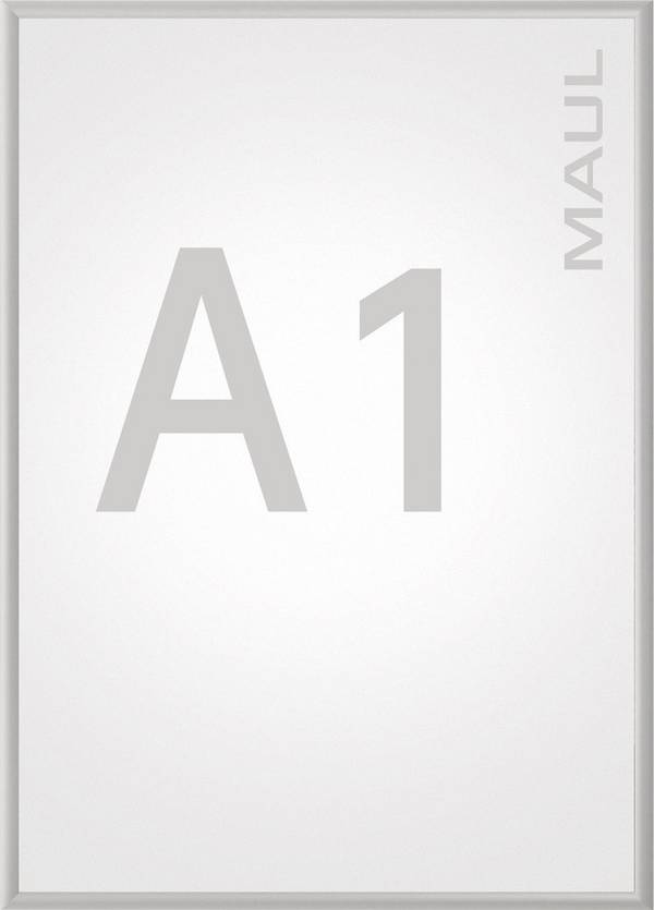 Maul MAULstandard 6604108 Klapprahmen Silber 1 x DIN A1 1 St. (B x H x T) 63 x 87.2 x 1.2 cm