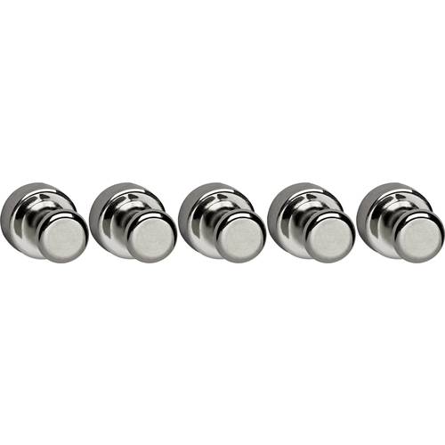 Maul Neodym Magnet MAUL (Ø x H) 12 mm x 16 mm Kegel Silber 5 St. 6168696