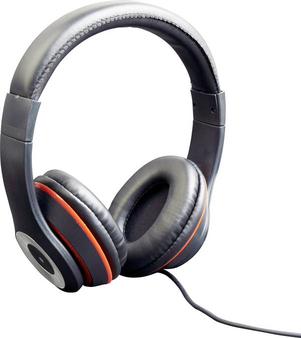 Gembird Los Angeles  On Ear Kopfhörer kabelgebunden Stereo Schwarz Noise Cancelling Headset Computer