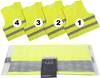LifeHammer 10474 Vakuum Ultra Warnweste 4er Pack EN 20471 ISO 20471