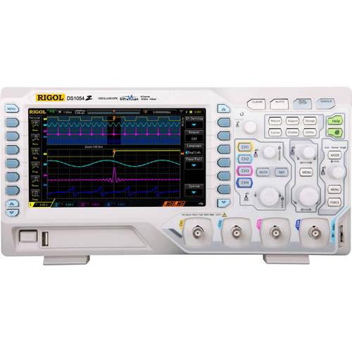 Rigol DS1054Z Digital-Oszilloskop kalibriert (DAkkS-akkreditiertes Labor) 50 MHz 1 GSa/s 24 Mpts 8 Bit Digital-Speicher ...