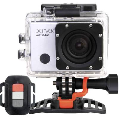 Denver ACG-8050W Action Cam Full-HD, Spritzwassergeschützt, Stoßfest, Wasserfest, WLAN, GPS
