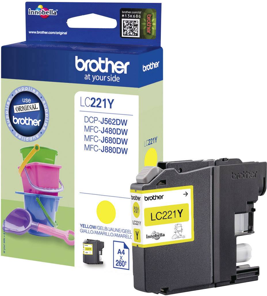 Brother LC221Y - Gelb - original - Tintenpatrone