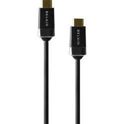 Image of Belkin HDMI Anschlusskabel HDMI-A Stecker, HDMI-A Stecker 1.00 m Schwarz HDMI0018G-1M vergoldete Steckkontakte