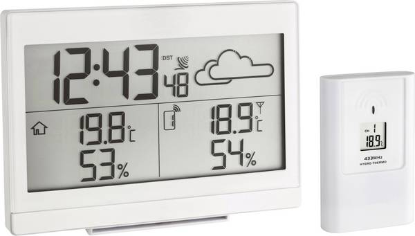 Funk-Wetterstation TFA Dostmann CASA 35.1135.02 Weiß
