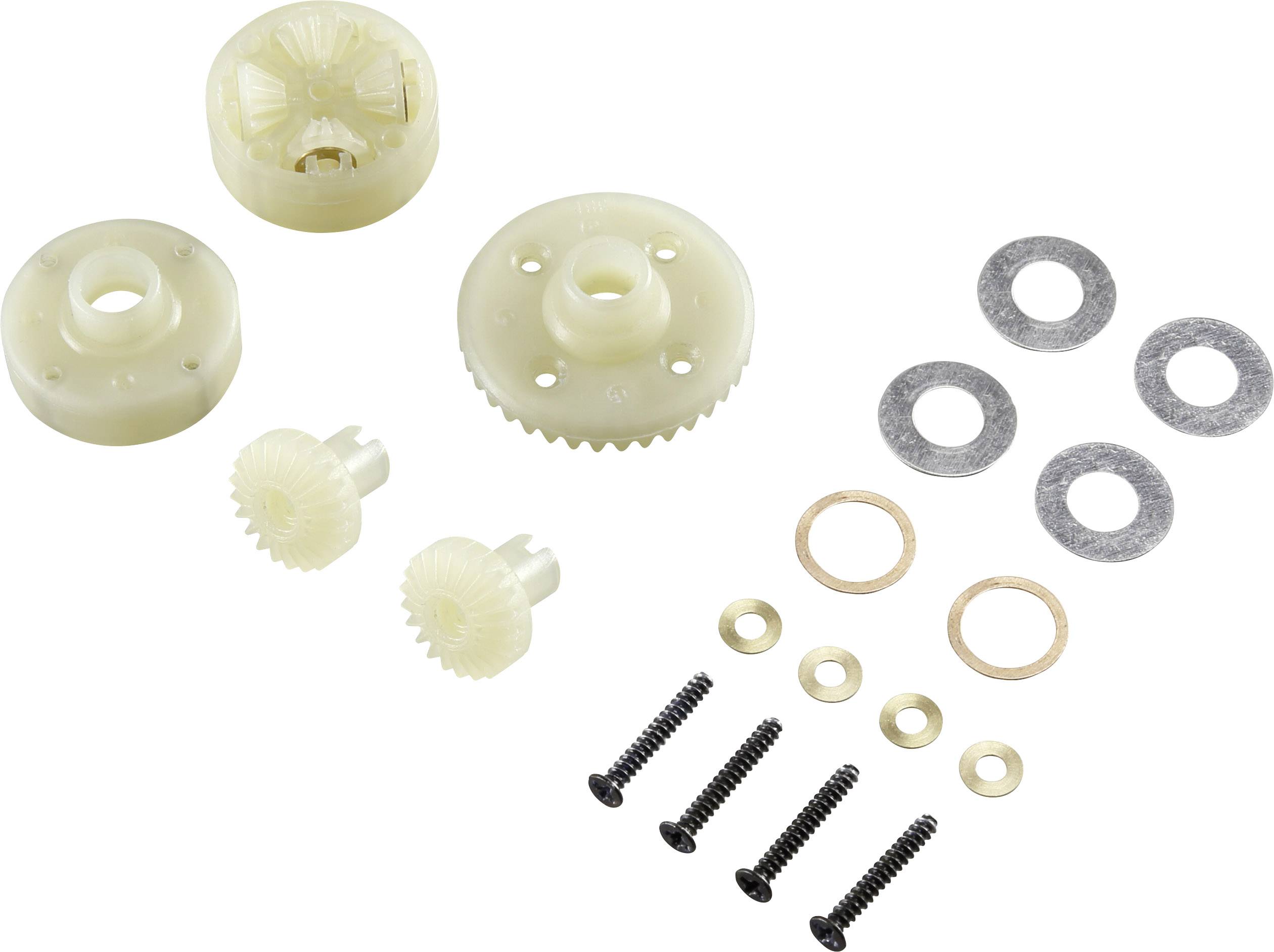 Motorabdeckung, 4 Ersatzteil Zahnräder 4 +S108 Reely 12602+S018
