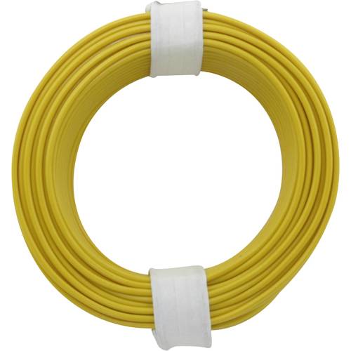 Donau Elektronik 118-3 Litze 1 x 0.14 mm² Gelb 10 m