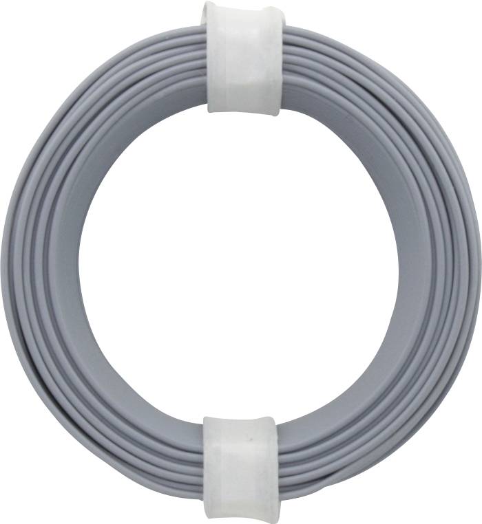 Donau Elektronik 118-9 Litze 1 x 0.14 mm² Grau 10 m