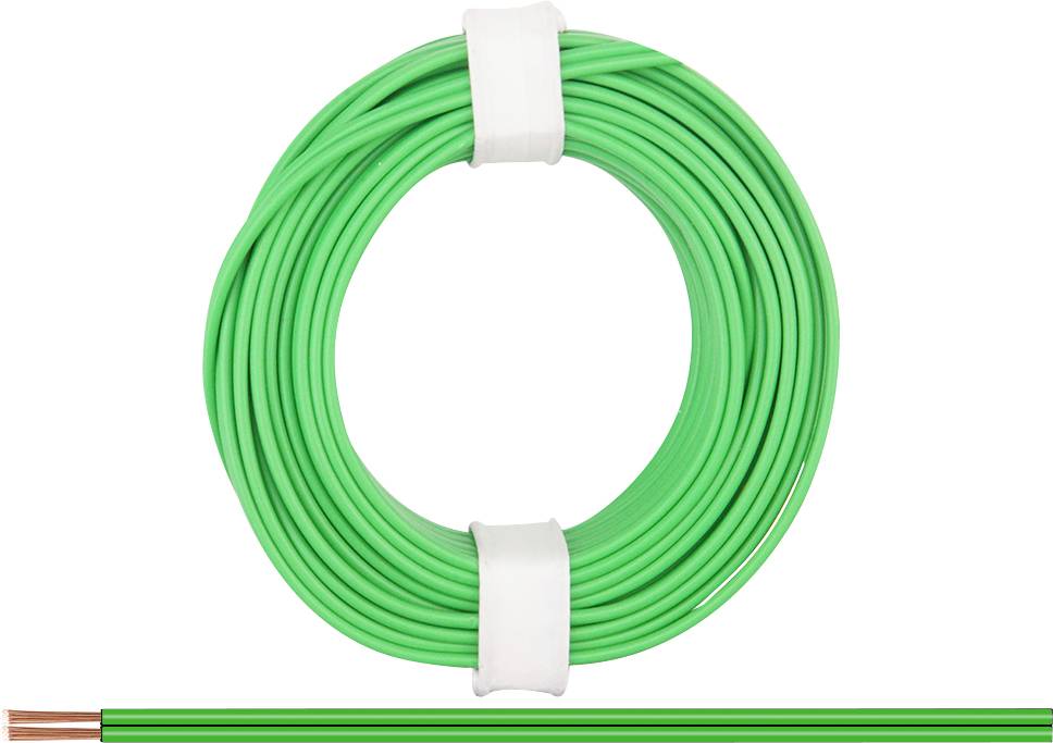 Donau Elektronik 218-44 Litze 2 x 0.14 mm² Grün 5 m
