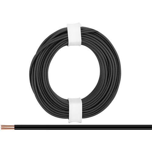Donau Elektronik 218-11 Litze 2 x 0.14 mm² Schwarz 5 m