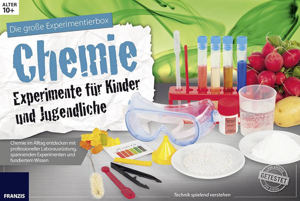 Experimentier Set Franzis Verlag Chemie Experimente Für Kinder Und Jugendliche 65266 Ab 10 Jahre - 