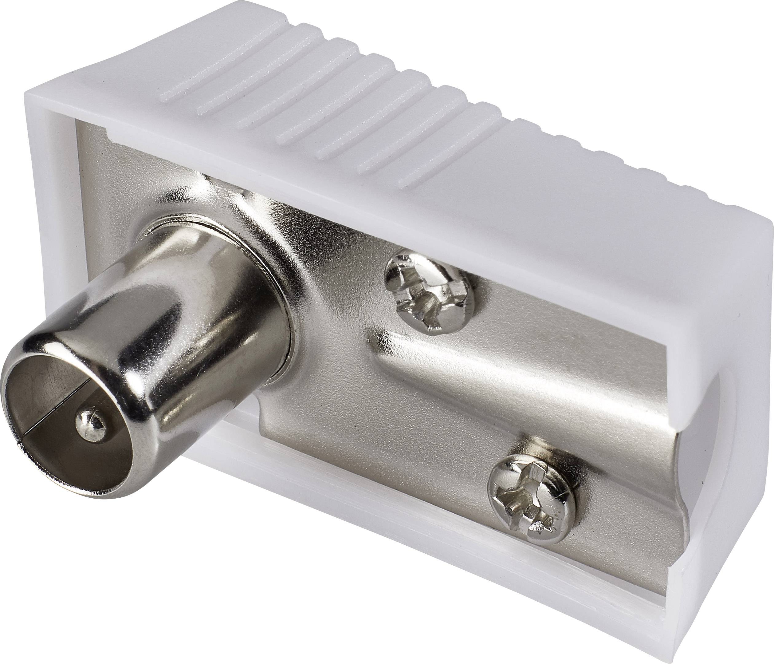 90° Winkel-Stecker Für SAT-Antennenkabel – IEC Kompressionsstecker, 6,8-7,2mm, Wasserdicht