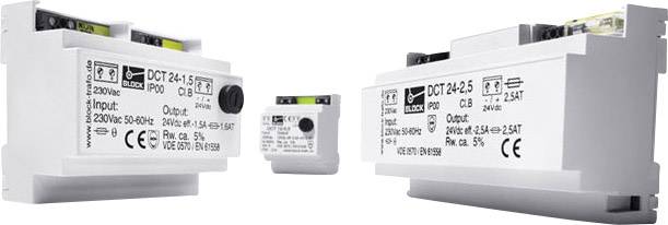 Block DCT 24-0,5 Unregulated DC Power Supply 24V 0.50A 12W 1 Output